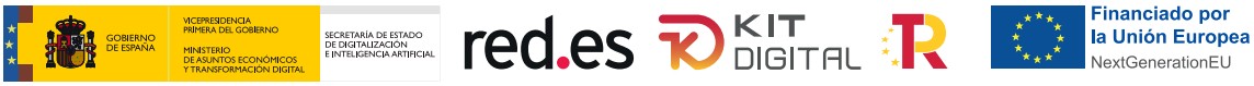Logo Kit Digital — Govern d'Espanya, Red.es, NextGenerationEU